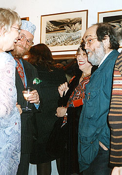 Brigid, Ernst Fuchs, and Mr. and Mrs. Stanley Kubrick