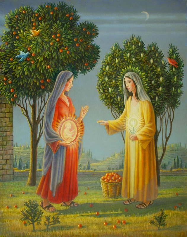 The Visitation of Elizabeth by Mary